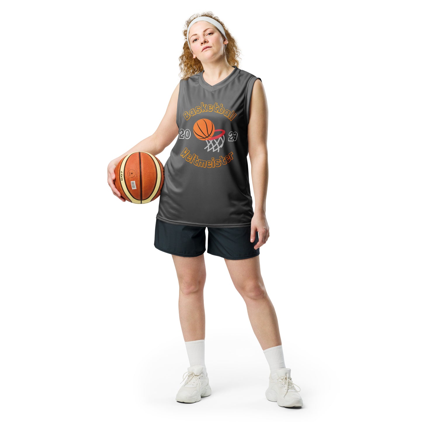 Recyceltes Unisex Basketball-Trikot - Basketball Weltmeister