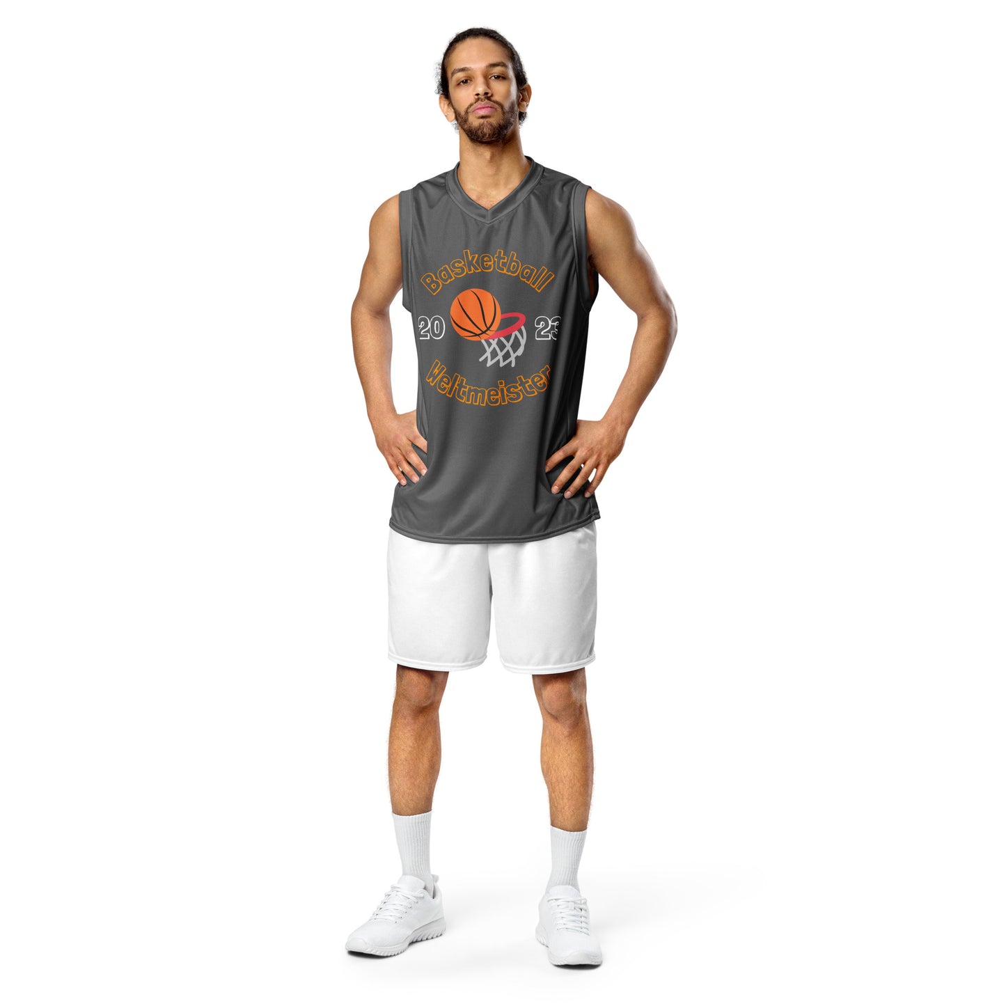 Recyceltes Unisex Basketball-Trikot - Basketball Weltmeister