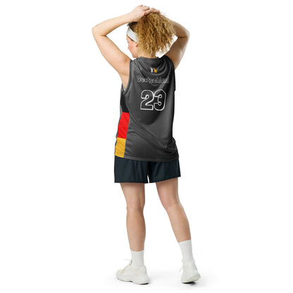 Recyceltes Unisex Basketball-Trikot  - Basketball Weltmeister