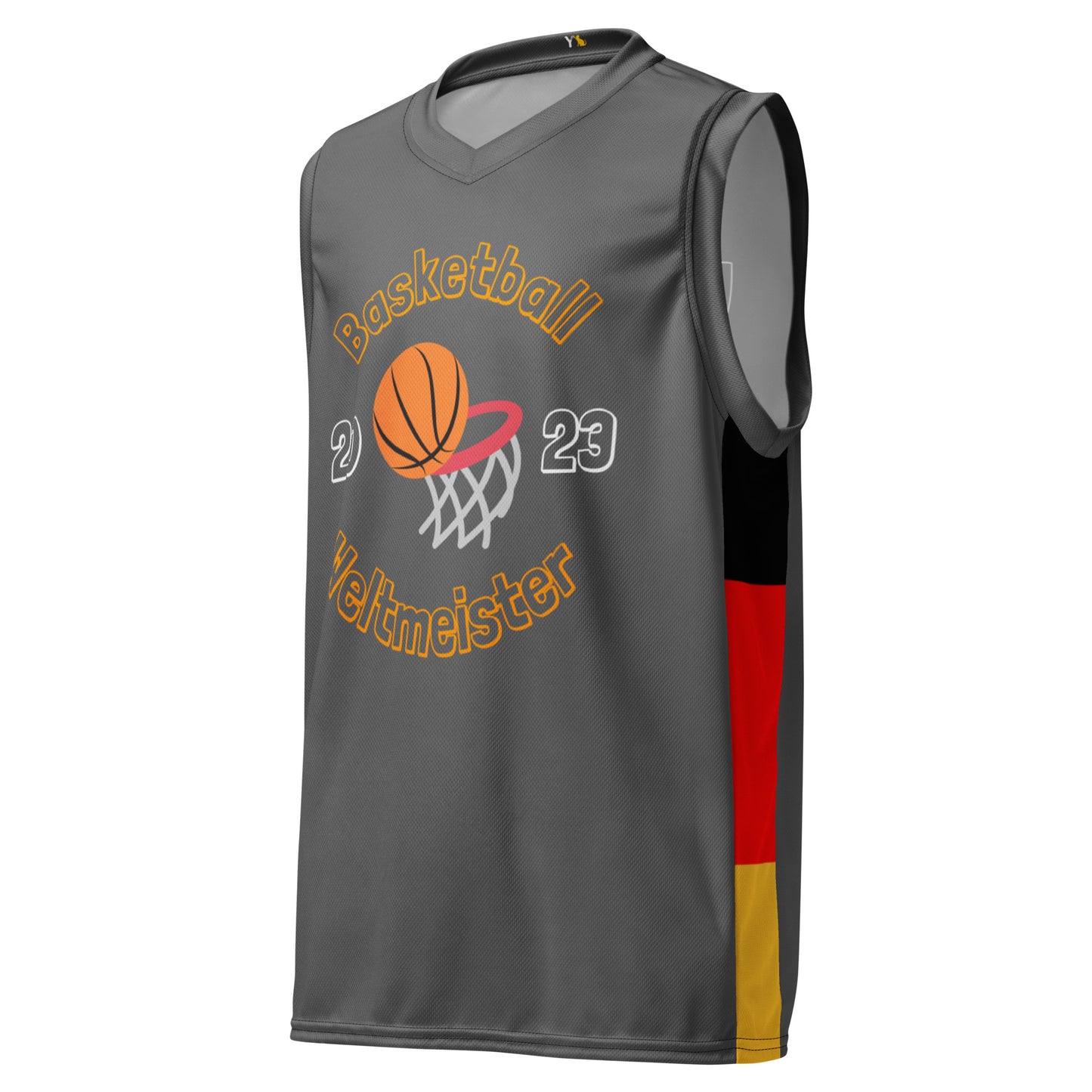 Recyceltes Unisex Basketball-Trikot  - Basketball Weltmeister