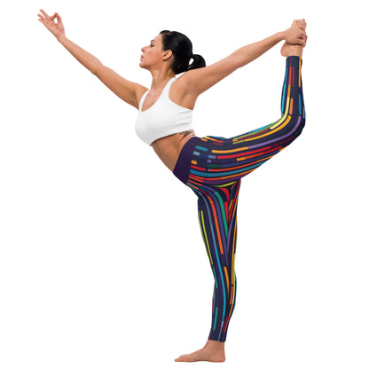 Leggings colorful stripes