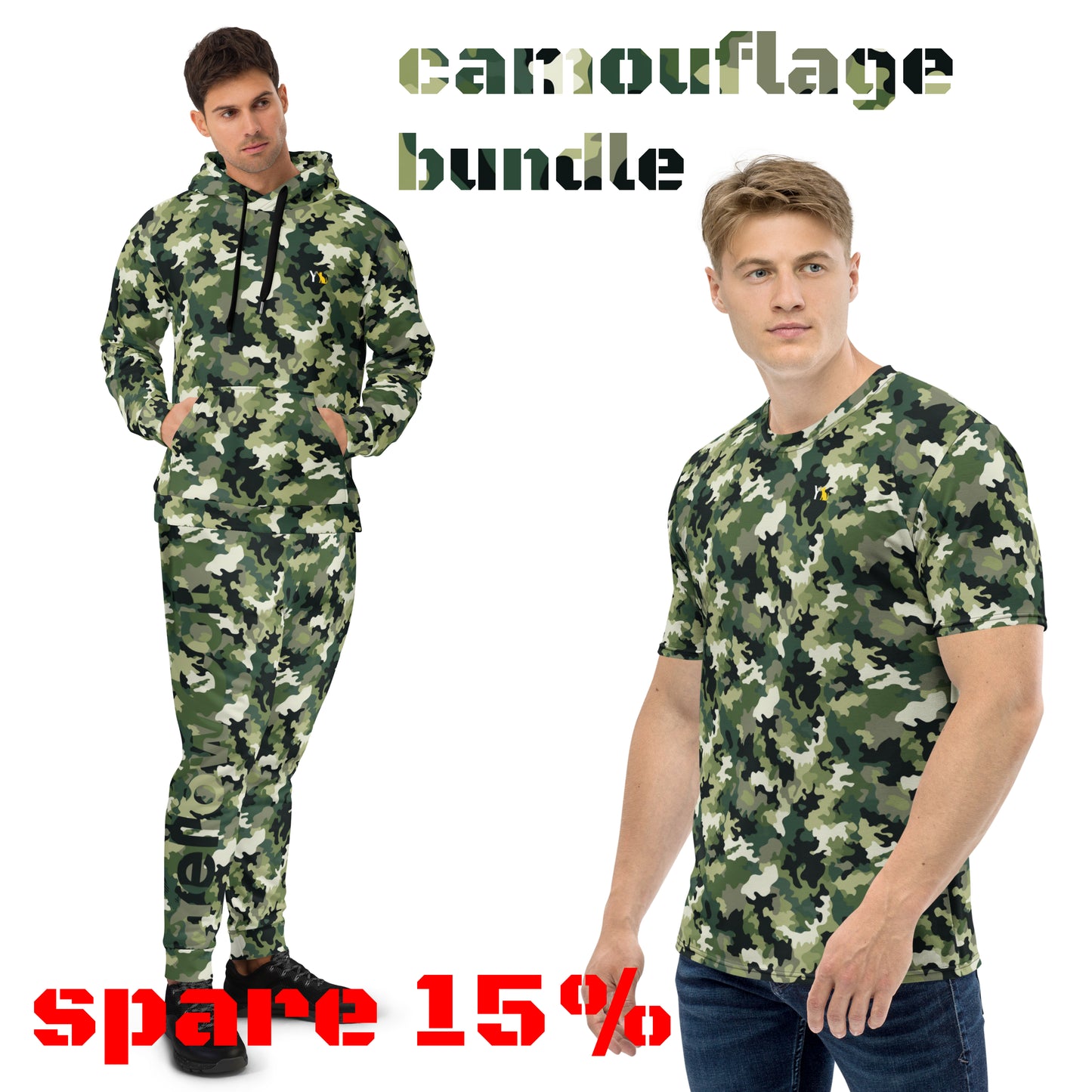 Herren-T-Shirt - camouflage