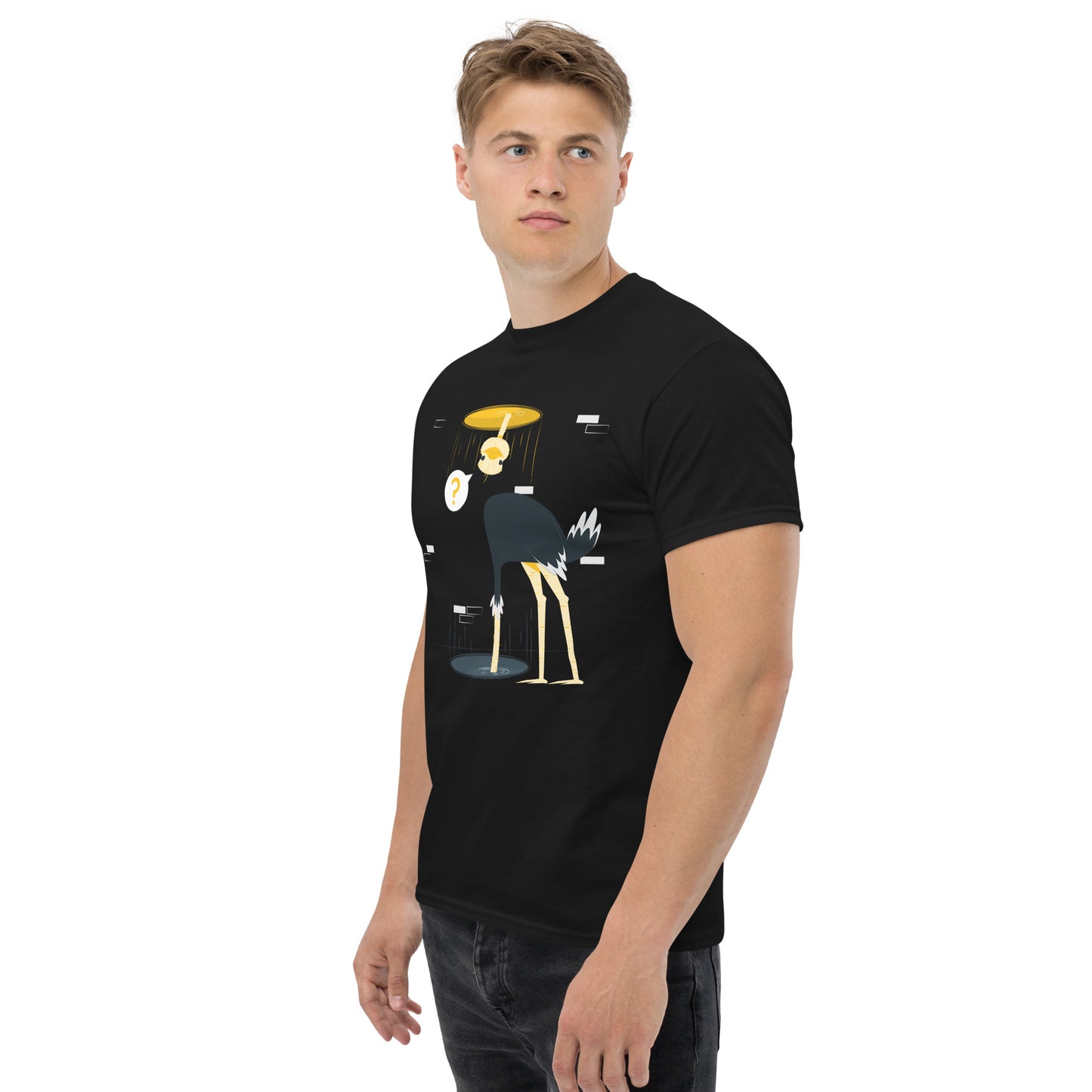 Klassisches Herren-T-Shirt - Strauss