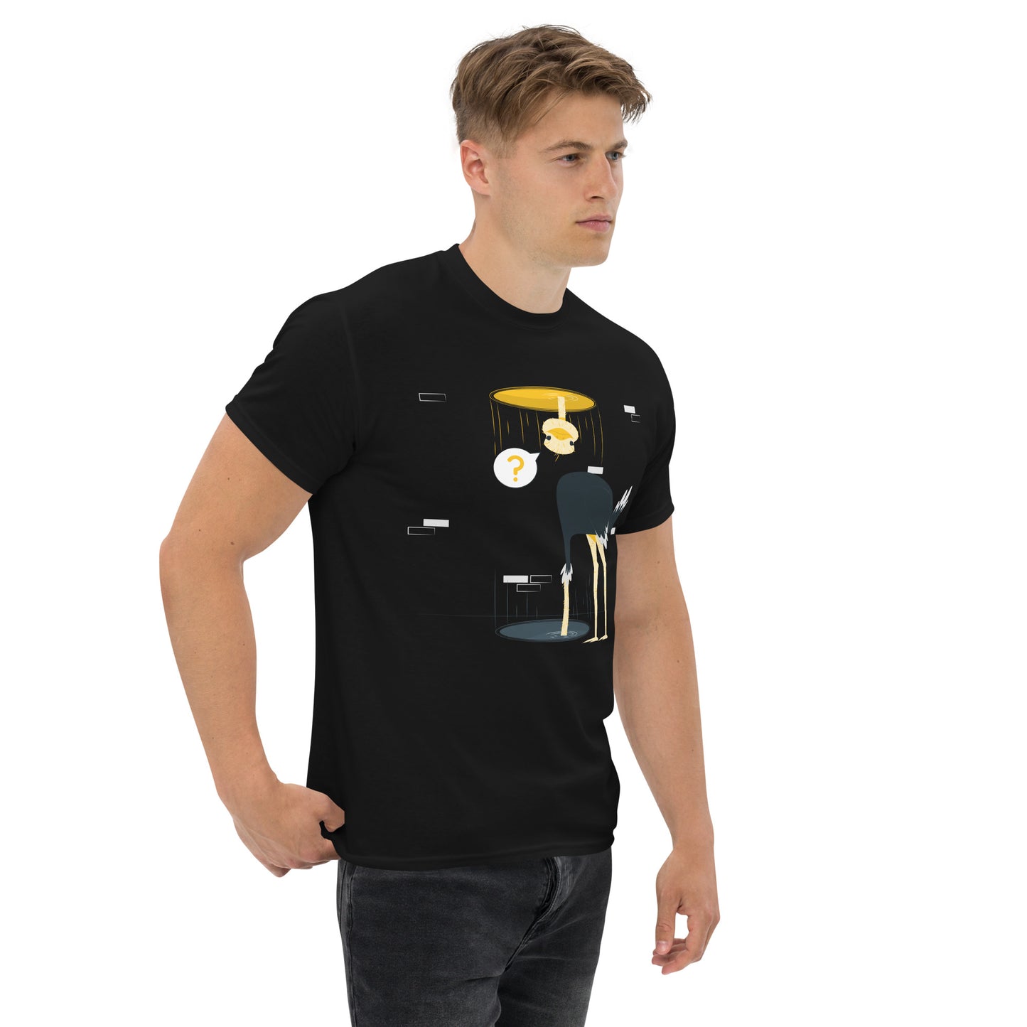 Klassisches Herren-T-Shirt - Strauss