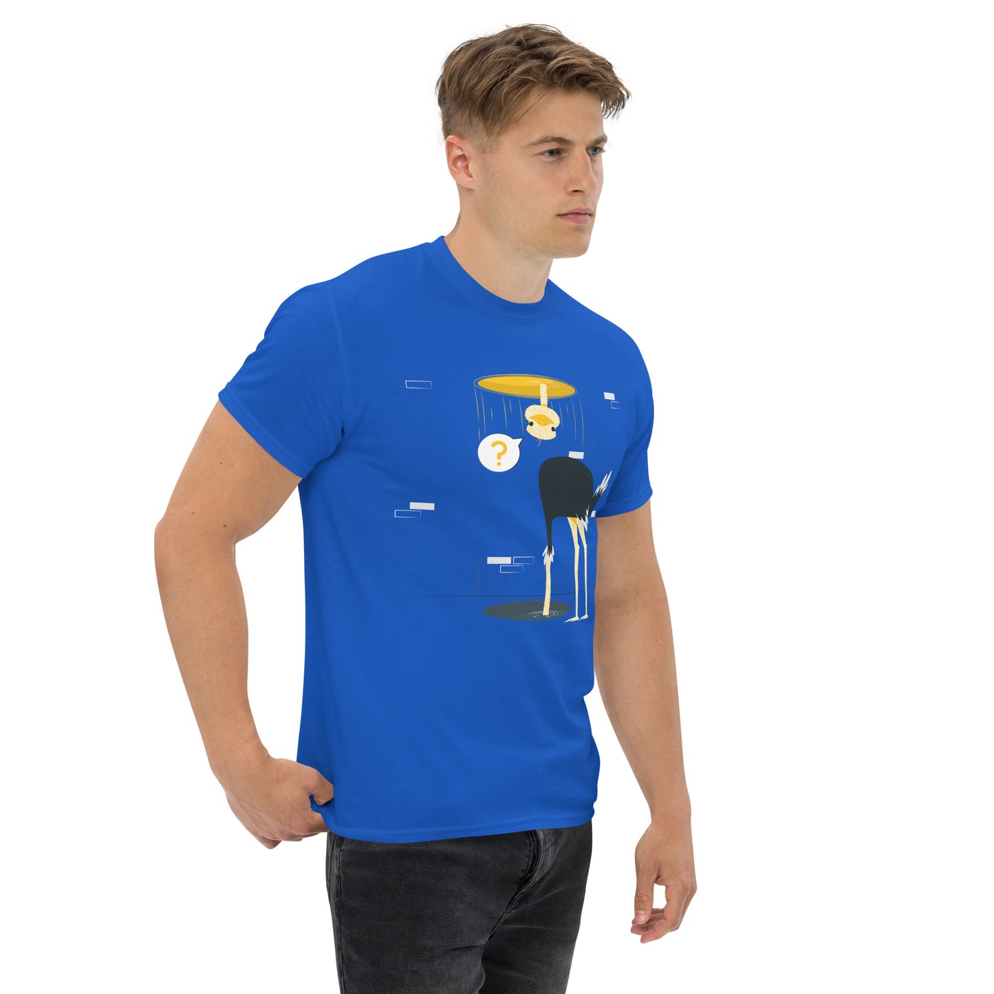 Klassisches Herren-T-Shirt - Strauss