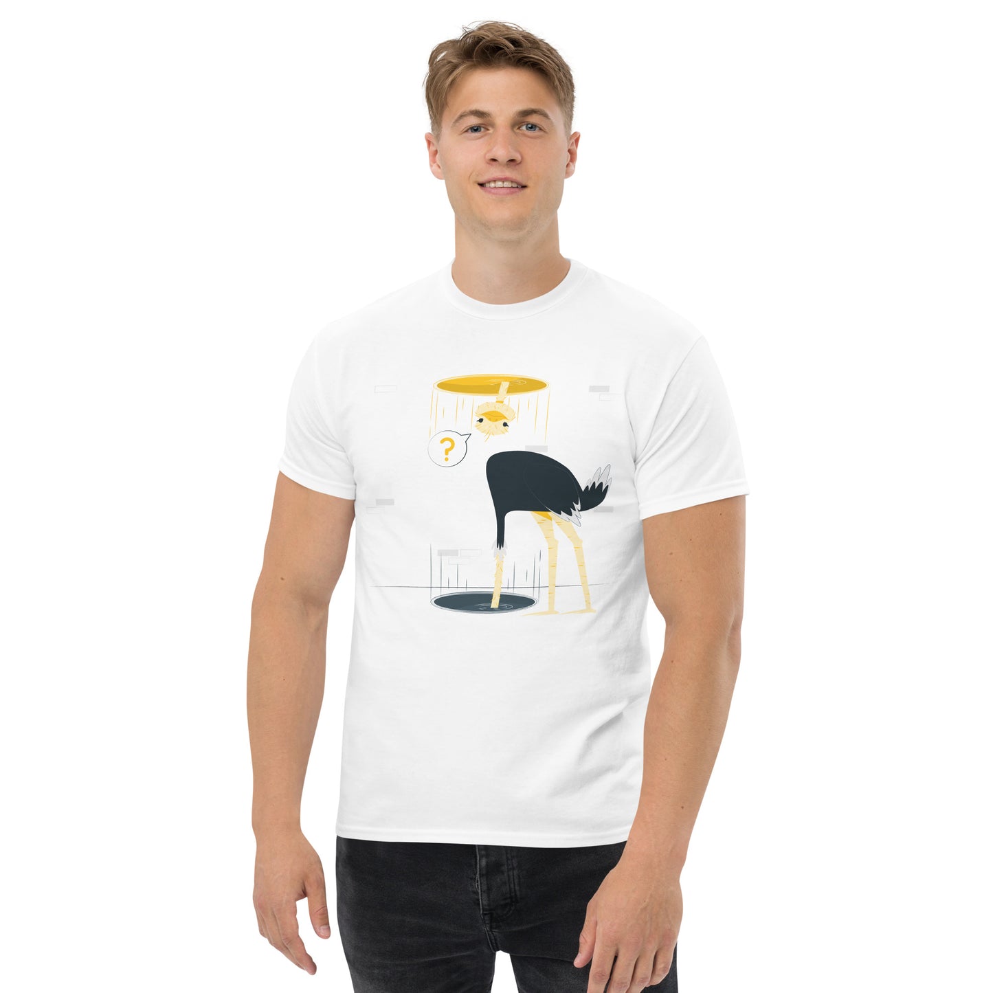 Klassisches Herren-T-Shirt - Strauss