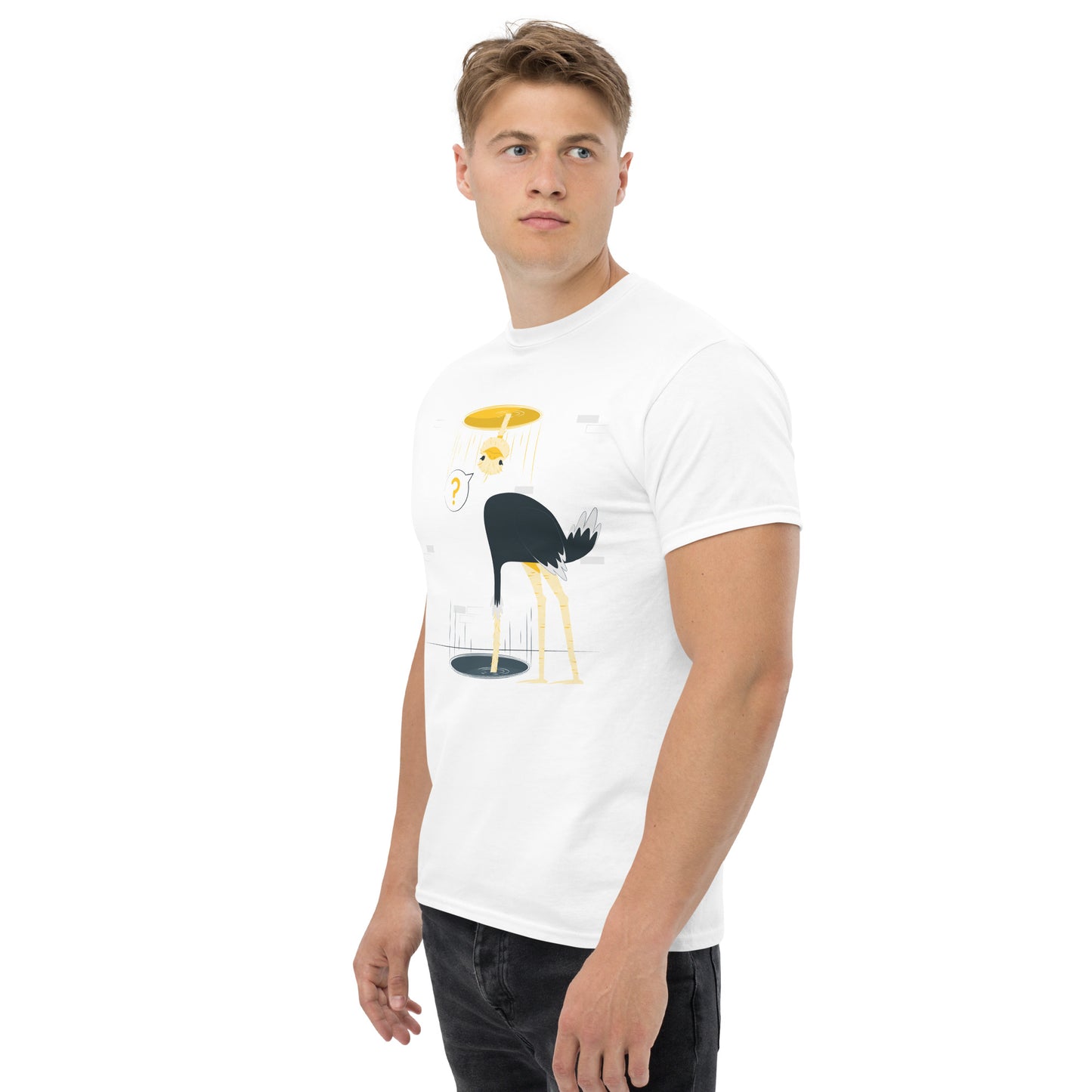 Klassisches Herren-T-Shirt - Strauss