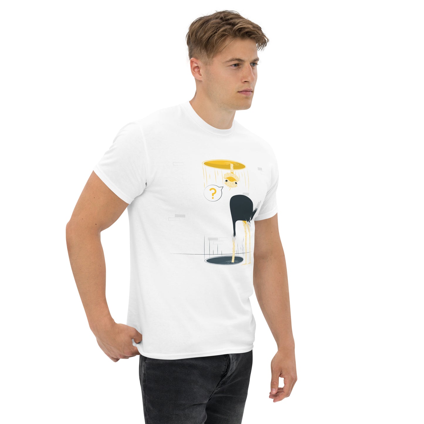 Klassisches Herren-T-Shirt - Strauss