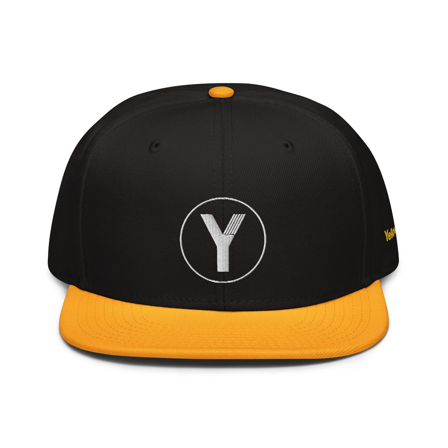 Snapback-Cap white&yellow