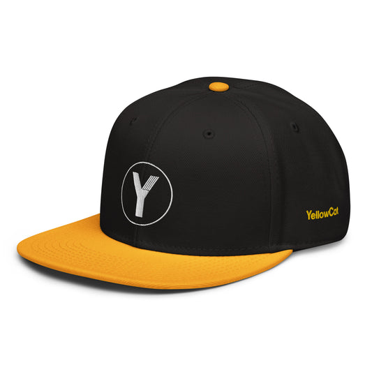 Snapback-Cap white&yellow