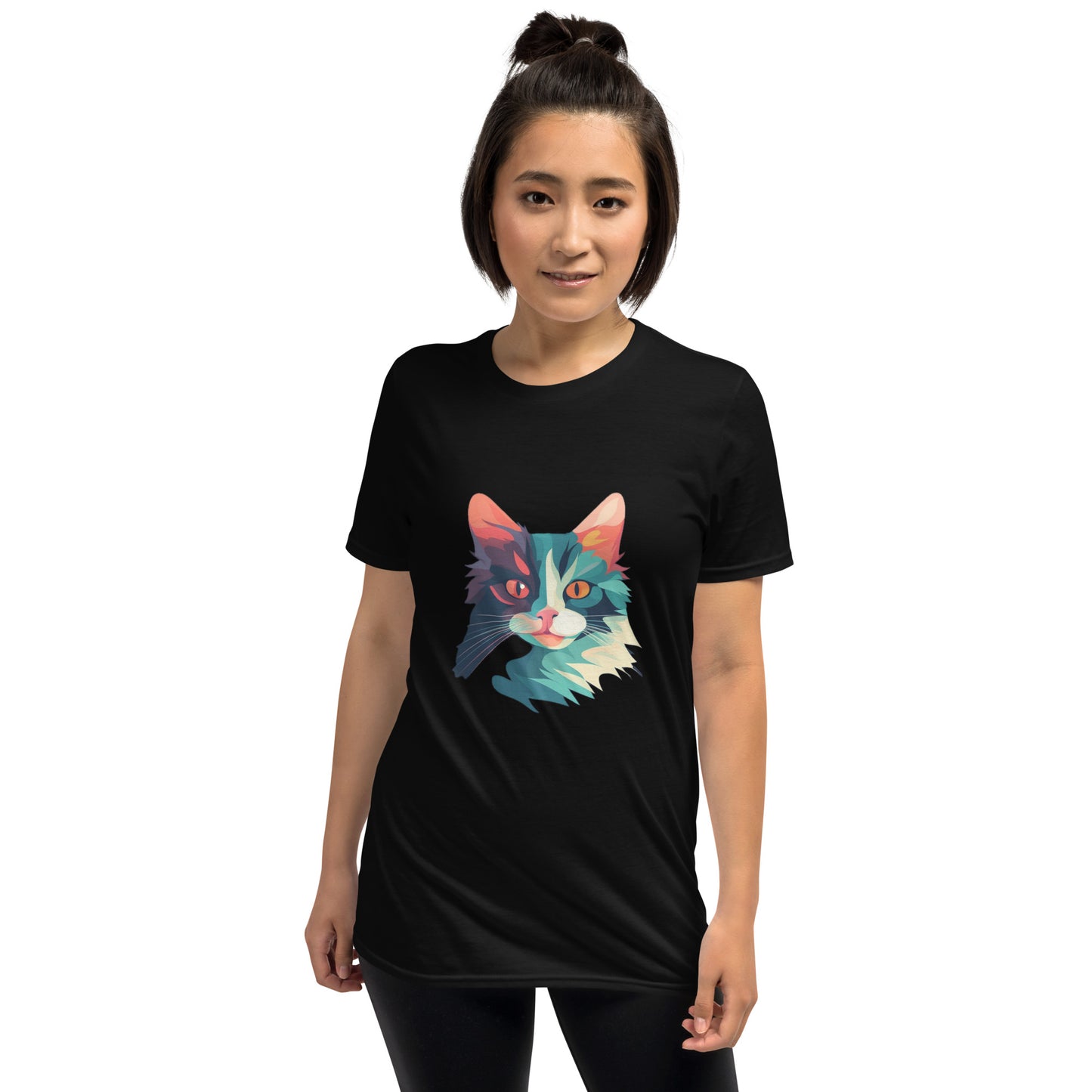 Unisex-T-Shirt Katze