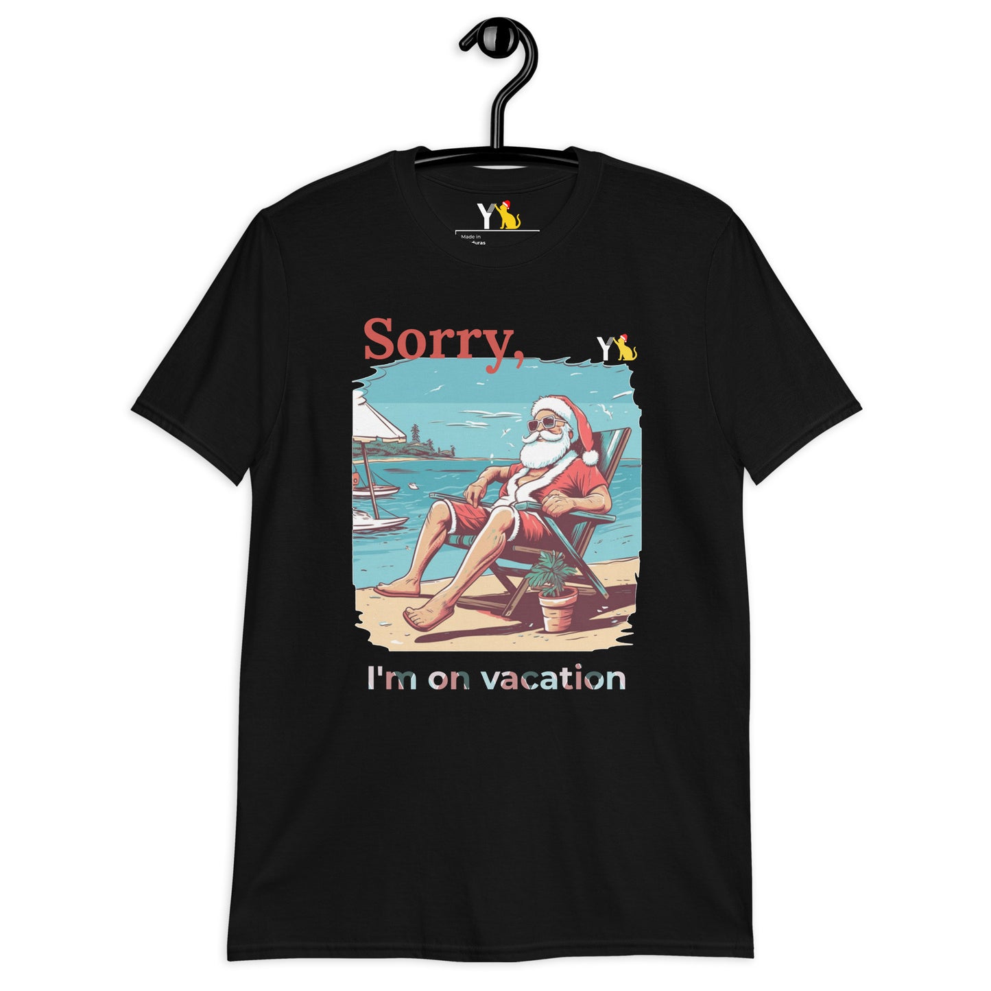 Unisex-T-Shirt on vacation