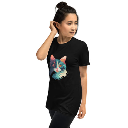 Unisex-T-Shirt Katze