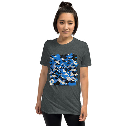 Unisex-T-Shirt blue mountains