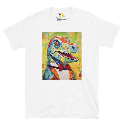 Unisex-T-Shirt Dino im Anzug