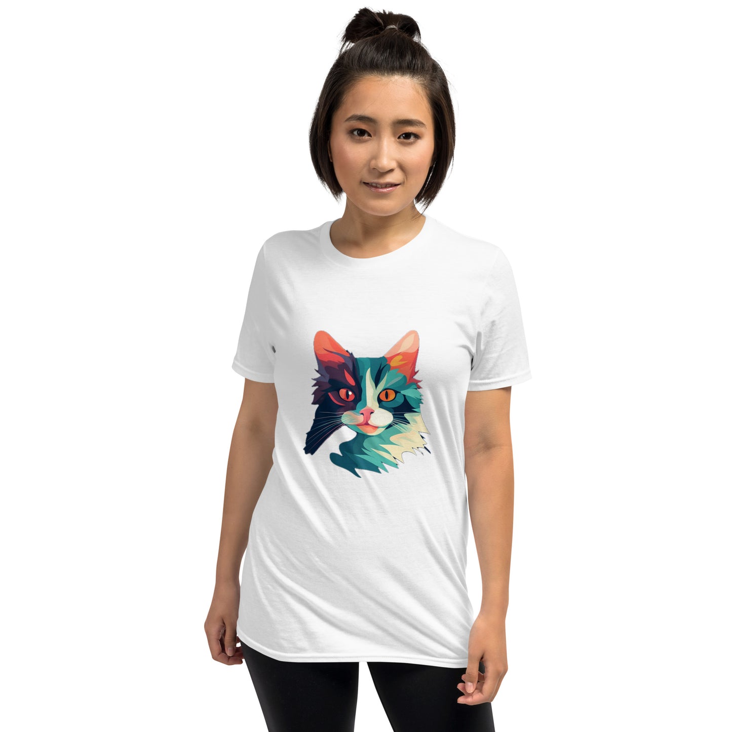 Unisex-T-Shirt Katze