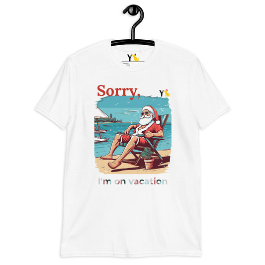 Unisex-T-Shirt on vacation