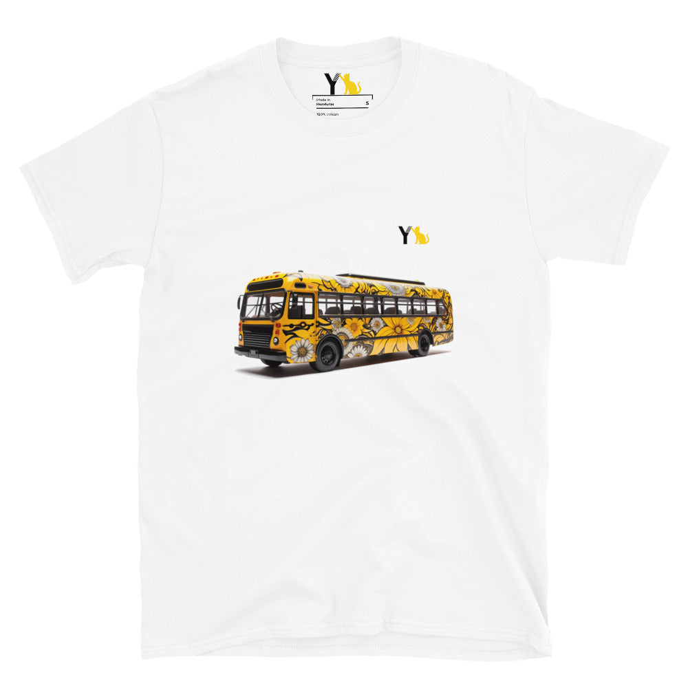 Unisex-T-Shirt - Flower Bus