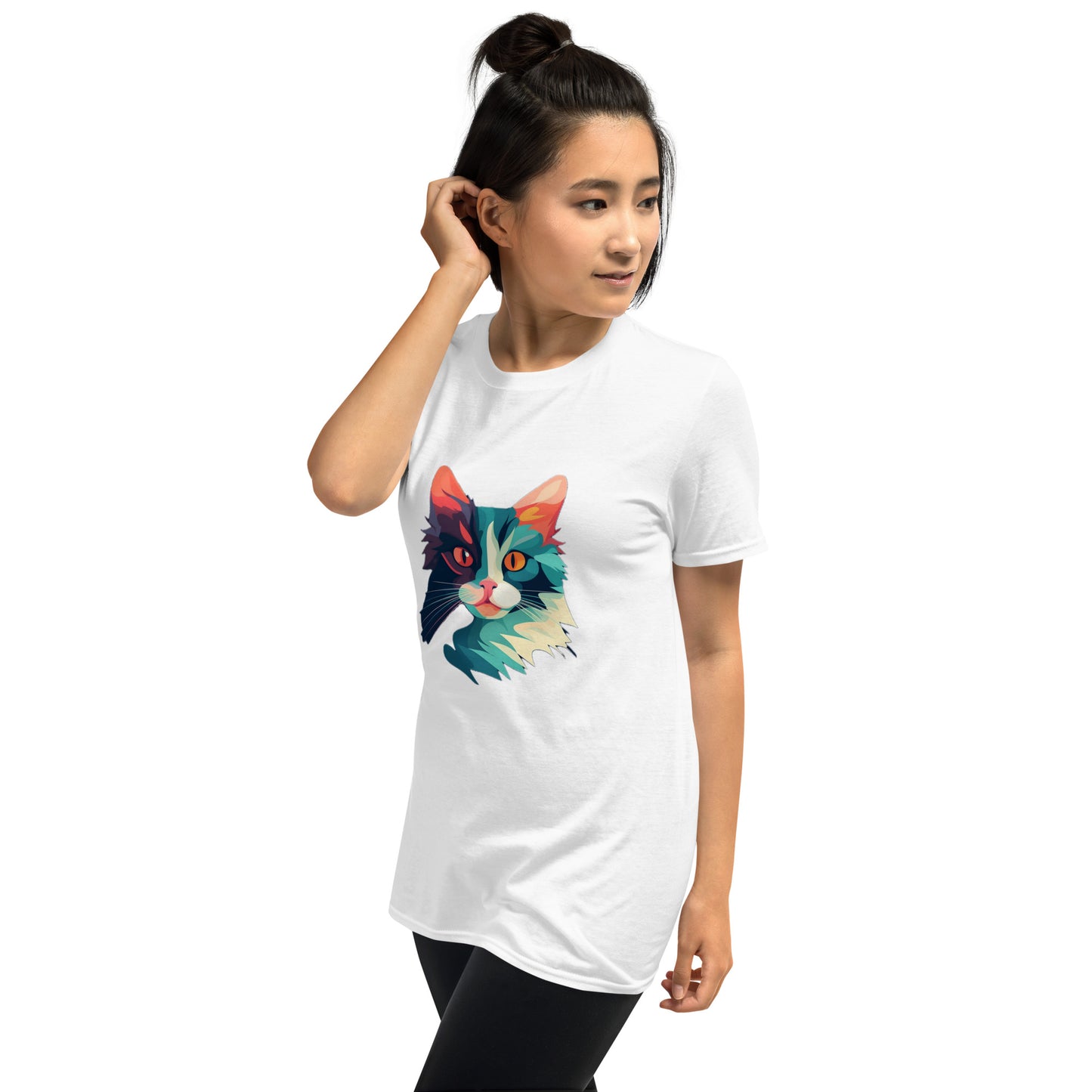 Unisex-T-Shirt Katze