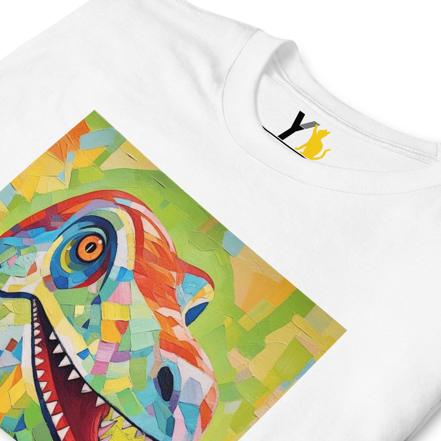 Unisex-T-Shirt Dino im Anzug