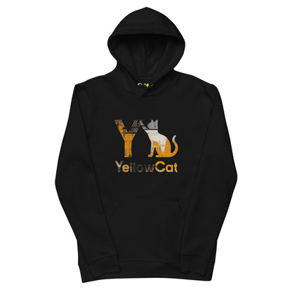 Umweltfreundlicher Unisex-Hoodie YellowCat