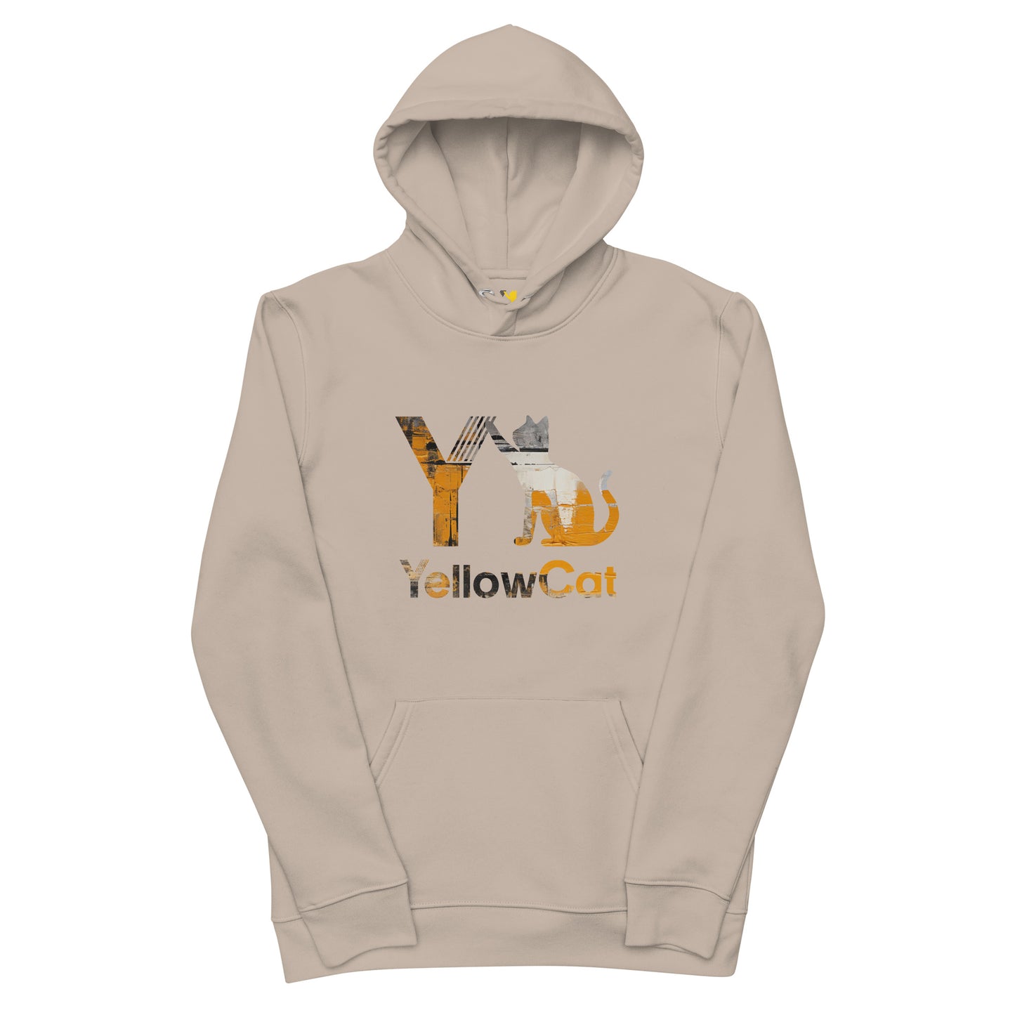 Umweltfreundlicher Unisex-Hoodie YellowCat