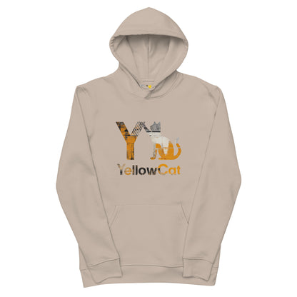 Umweltfreundlicher Unisex-Hoodie YellowCat