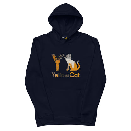 Umweltfreundlicher Unisex-Hoodie YellowCat