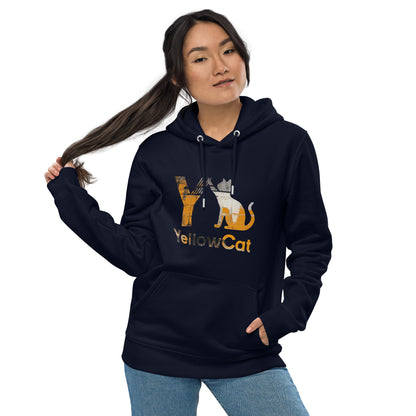 Umweltfreundlicher Unisex-Hoodie YellowCat